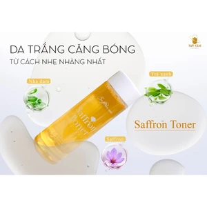 Tẩy trang hai tầng Saffron nano - Tùy Tâm pharma - Làm sạch da ngăn ngừa mụn làm mịn da.