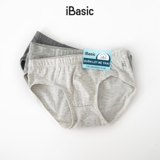 Pack 3 quần lót tam giác cho bé trai iBasic cotton USA 4-12 tuổi PANB029-PA3