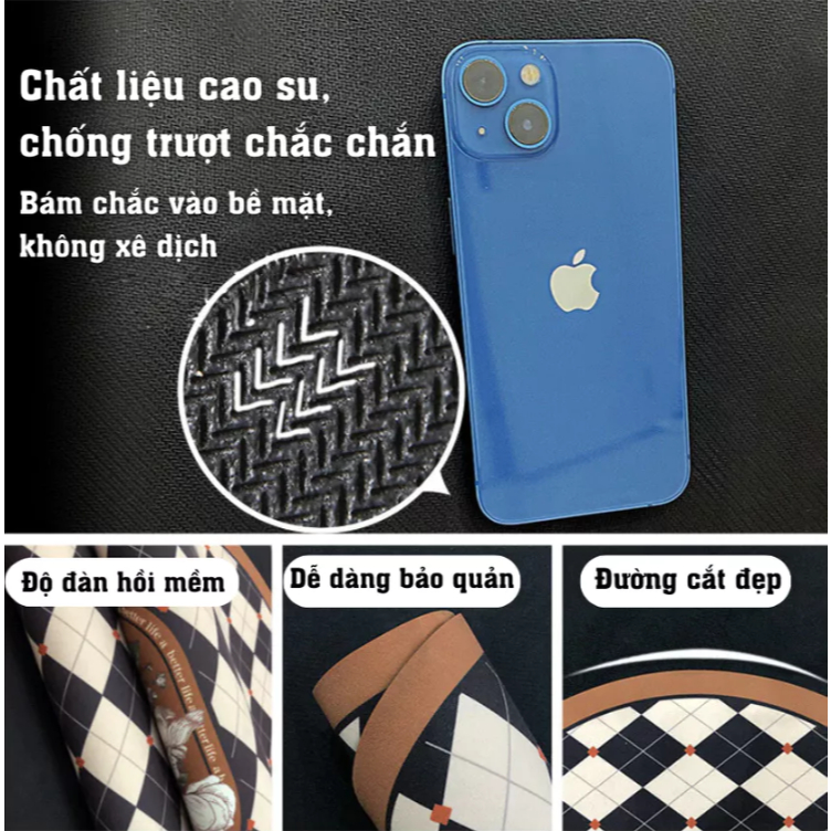 [HÀNG LOẠI 1] Thảm Thấm Hút Nước Nhanh Khô, Chất Liệu Da Cao Su Chống Trượt,Thảm Lót Ly Thấm Nước
