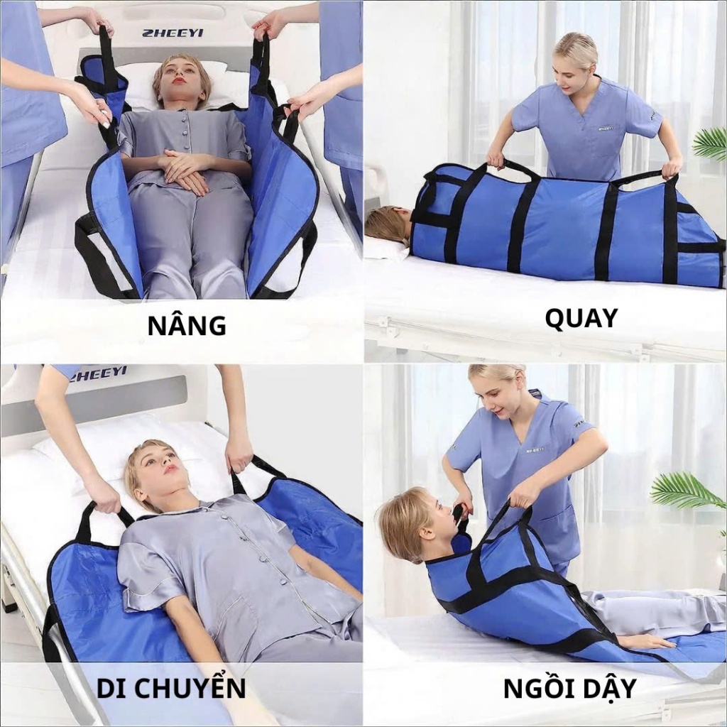 Tấm lót cho bệnh nhân nằm liệt giường, Thảm lật bệnh nhân, Gối lật bệnh nhân