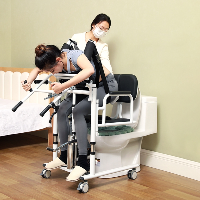 Ảnh Ghế đa năng nâng hạ bệnh nhân tại giường Toshiko P1 đa năng 5in1 giúp nâng hạ, Xe di chuyển bệnh nhân lắp đặt miễn phí 4