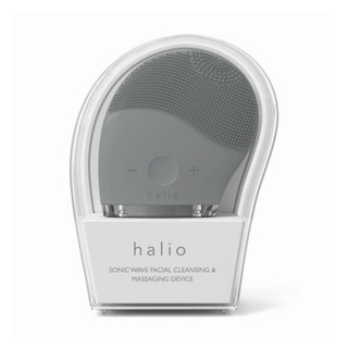 Máy Rửa Mặt Halio Facial Cleansing & Massaging Device Grey Smoke - Massage Da Mặt - Bảo Hành 12 Tháng