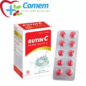 RUTIN C MEDIPHAR - Bổ sung vitamin C