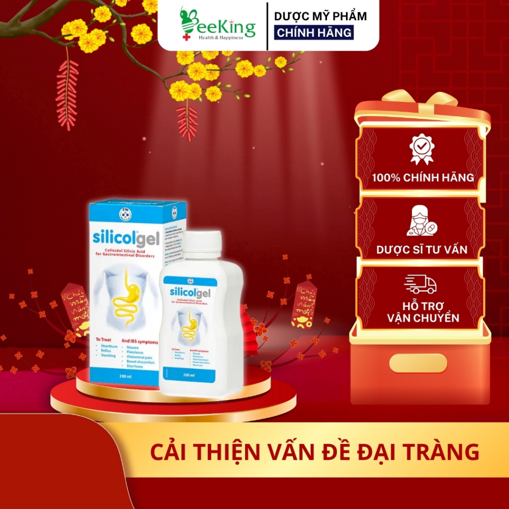 SILICOL GEL - Giảm triệu chứng r.uột kích thích, r.ối loạn tiêu hoá