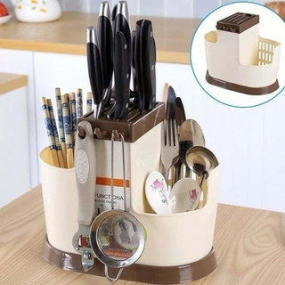 ống đũa gài dao 3 ngăn nhựa việt nhật để bàn,ống đựng đũa muỗng nhà bếp