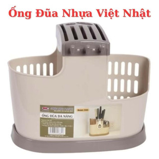 ống đũa gài dao 3 ngăn nhựa việt nhật để bàn,ống đựng đũa muỗng nhà bếp