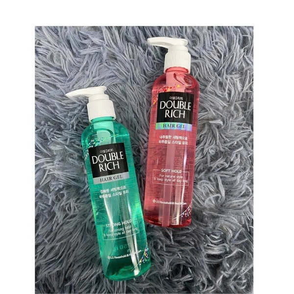 Ảnh Gel Tạo Kiểu Double Rich Strong Giữ Nếp Hair Gel 250ml - Gel Vuốt Giữ Nếp Tóc 1