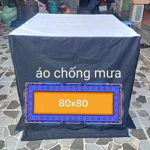 áo chùm lồng gà chống mưa muỗi gió vuông