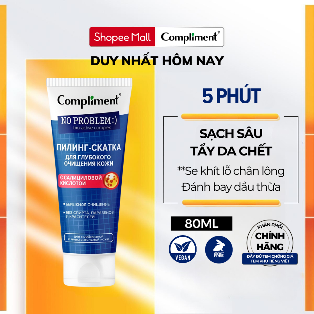 Ảnh Tẩy Tế Bào Chết Bha Compliment Giúp Làn Da Căng Bóng, Mịn Màng, Hỗ Trợ Thu Nhỏ Lỗ Chân Lông 1