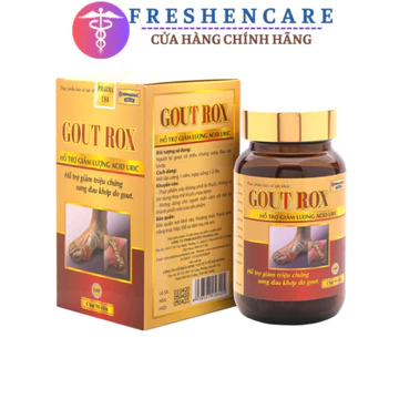 GOUT ROX thảo dược giảm acid uric, giảm gút, giảm sưng đau khớp - 50 viên [GOUT ROX]