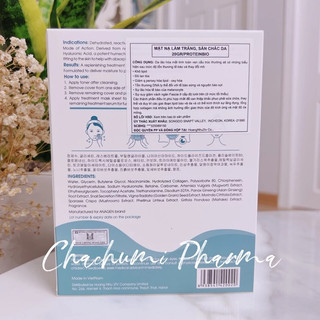 [Hộp 8 miếng] Mặt nạ giấy phục hồi da cấp ẩm Biocellulose Mask Pure Hyaluronic Acid 20gr
