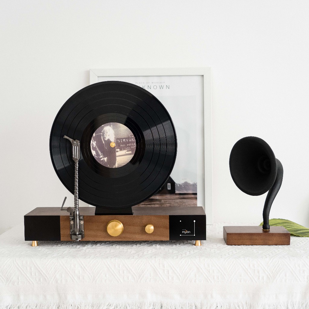 Tượng Decor Hình Máy Hát Cổ Độc Đáo Trang Trí Tủ Kệ Phòng Khách, Bàn Làm Việc