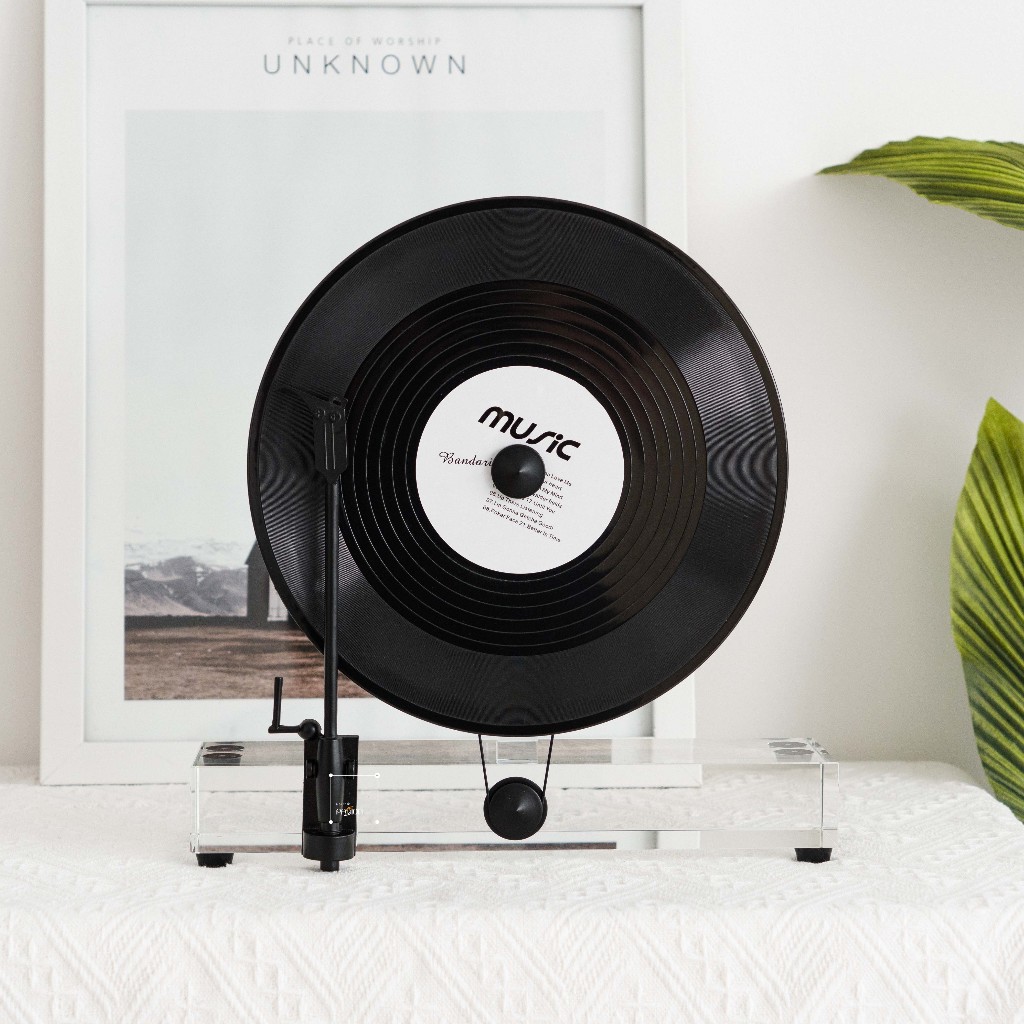 Tượng Decor Hình Máy Hát Cổ Độc Đáo Trang Trí Tủ Kệ Phòng Khách, Bàn Làm Việc