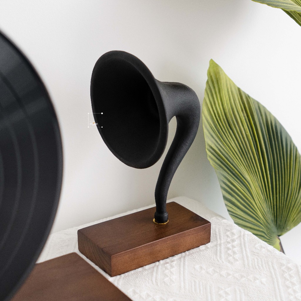 Tượng Decor Hình Máy Hát Cổ Độc Đáo Trang Trí Tủ Kệ Phòng Khách, Bàn Làm Việc