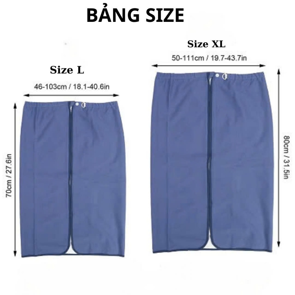Tã dạng chân váy, quần chống thấm nước tiểu vải cotton, Tấm lót tã có thể đeo được cho người lớn