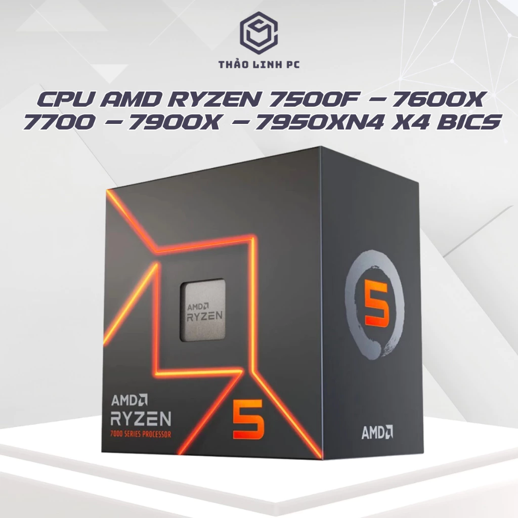 Hình ảnh CPU AMD Ryzen 7000 series tray new