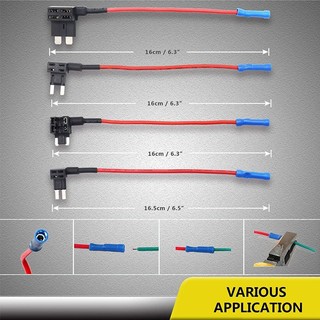 Dây Chia Cầu Chì Ô Tô Đủ 4 Chân, Dây Cầu Chì Cắm Thêm, Dây Nối Cầu Chì Ô Tô