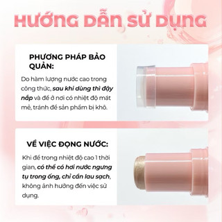 Bắt Sáng Dạng Thỏi SACE LADY Nước Rạng Rỡ Lâu Trôi Phát Sáng Kết Cấu Thạch độc đáo