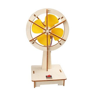 Quạt điện stem steam  trợ giảng Mô Hình Lắp Ráp Quạt Chạy Bằng Motor Sử Dụng Pin, Đồ Chơi Giáo Dục Stem