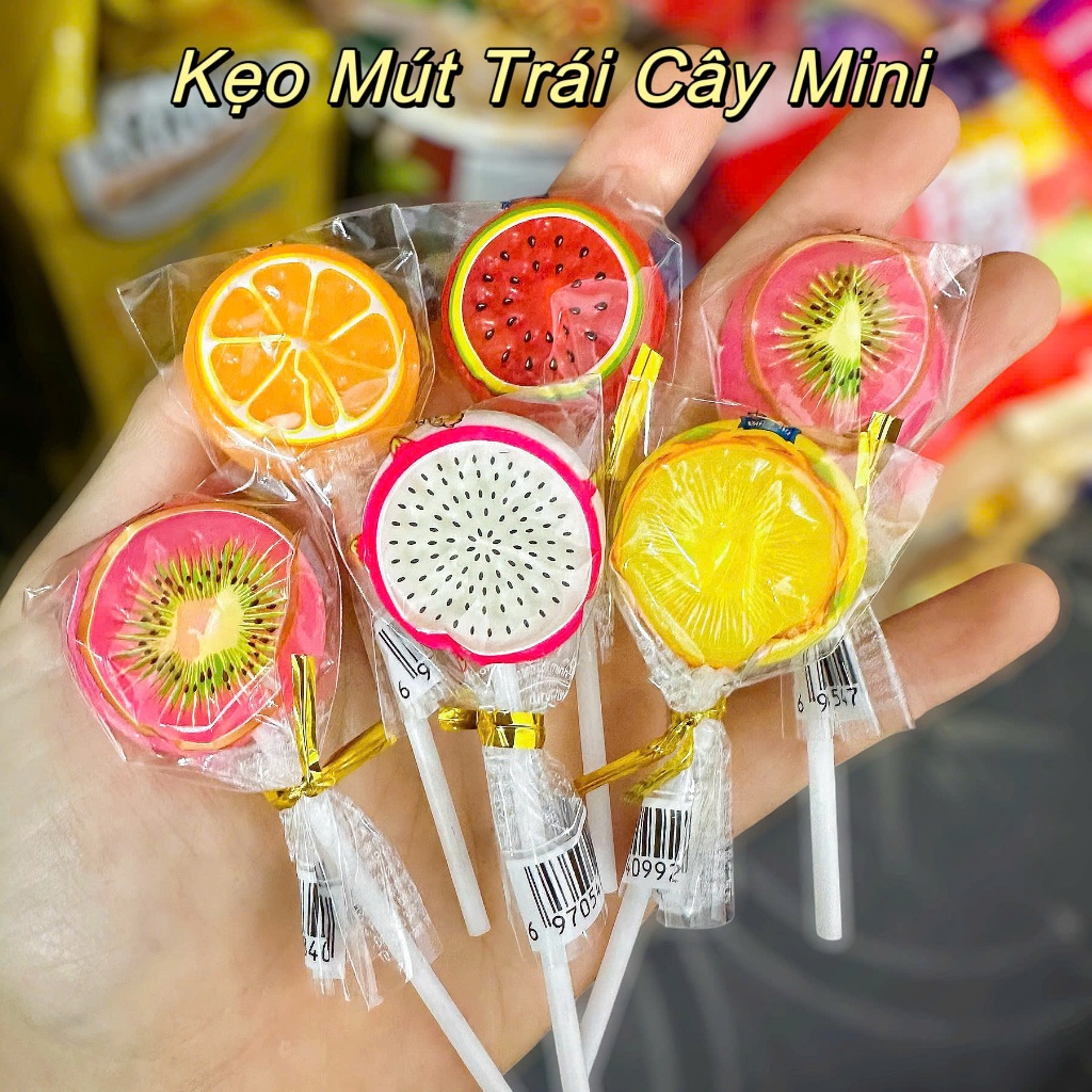 COMBO 10 QUE KẸO MÚT MINI TRÁI CÂY | Shopee Việt Nam