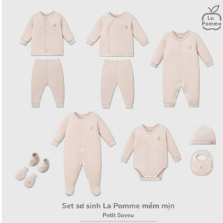 La pomme AW2024 BST sơ sinh  La Pomme mềm mịn  - Newborn Be cho bé