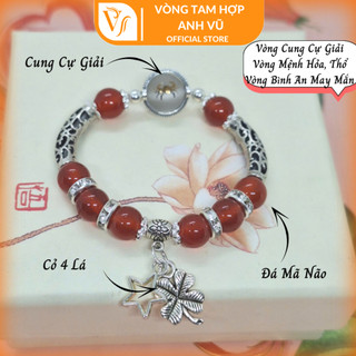 Vòng tay cung hoàng đạo mix charm và đá - Vòng tay phong thủy cung hoàng đạo - may mắn tình cảm tài lộc