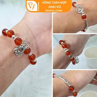 Vòng tay cung hoàng đạo mix charm và đá - Vòng tay phong thủy cung hoàng đạo - may mắn tình cảm tài lộc