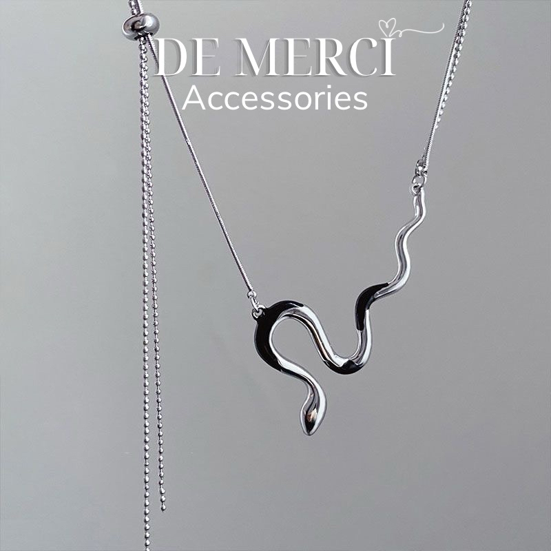 Dây chuyền De Merci Accessories hình rắn nhỏ xinh trang sức phụ kiện nữ
