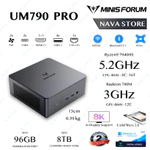 Mini PC Minisforum UM790 PRO DDR5 Máy tính Gaming AMD Ryzen 9 R9 7940HS R7 7840HS 790 — ảnh 2
