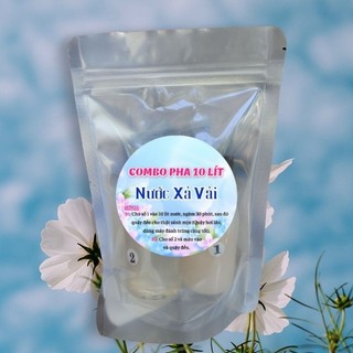 Set pha 10 lít nước xả vải ( 120g hương) thơm ngát tại nhà, tặng 1 chai xịt thơm quân áo khi mua từ 2 set