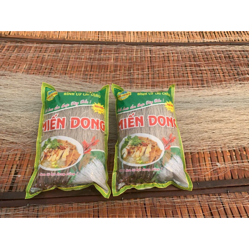 Miến Dong Bình Lư Lai Châu( miến dong không chất tẩy ,100% từ củ dong không pha tạp,sợi miến dai không bở)1kg