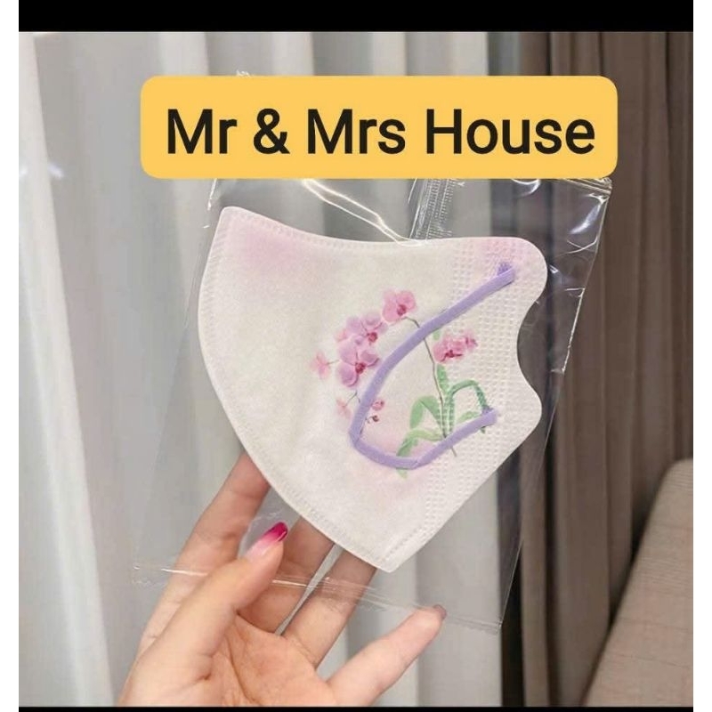 (Set 5/10/50)Khẩu Trang Họa Tiết Hoa Người Lớn-Mr&MRS House