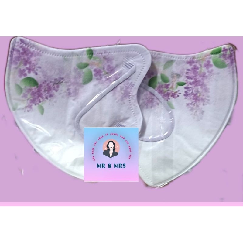 (Set 5/10/50)Khẩu Trang Họa Tiết Hoa Người Lớn-Mr&MRS House