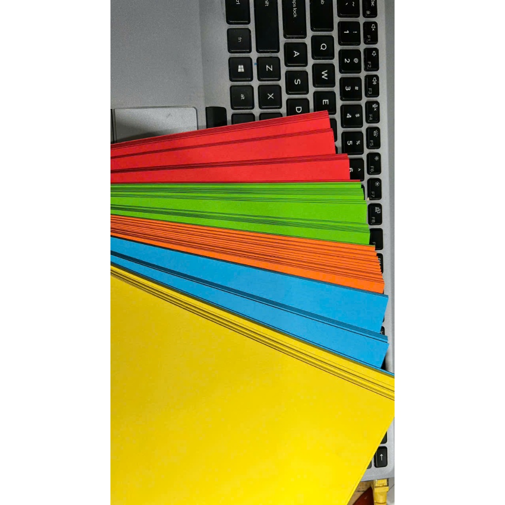 Bìa A4 trộn 5 màu cơ bản Nhập khẩu INDO PGrand 160gsm - VPP BI BI
