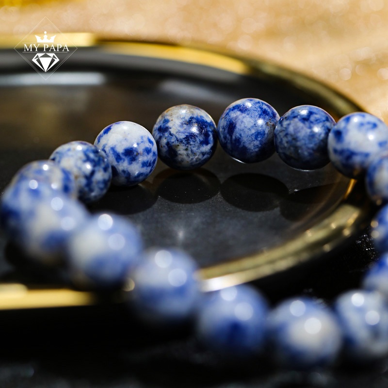 Ảnh Vòng Tay Lapis Lazuli Thanh Hoa Từ Afghanistan MYPAPA - Trang sức Phật Giáo 3