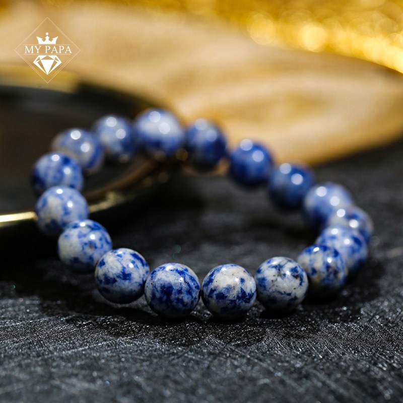 Ảnh Vòng Tay Lapis Lazuli Thanh Hoa Từ Afghanistan MYPAPA - Trang sức Phật Giáo 1