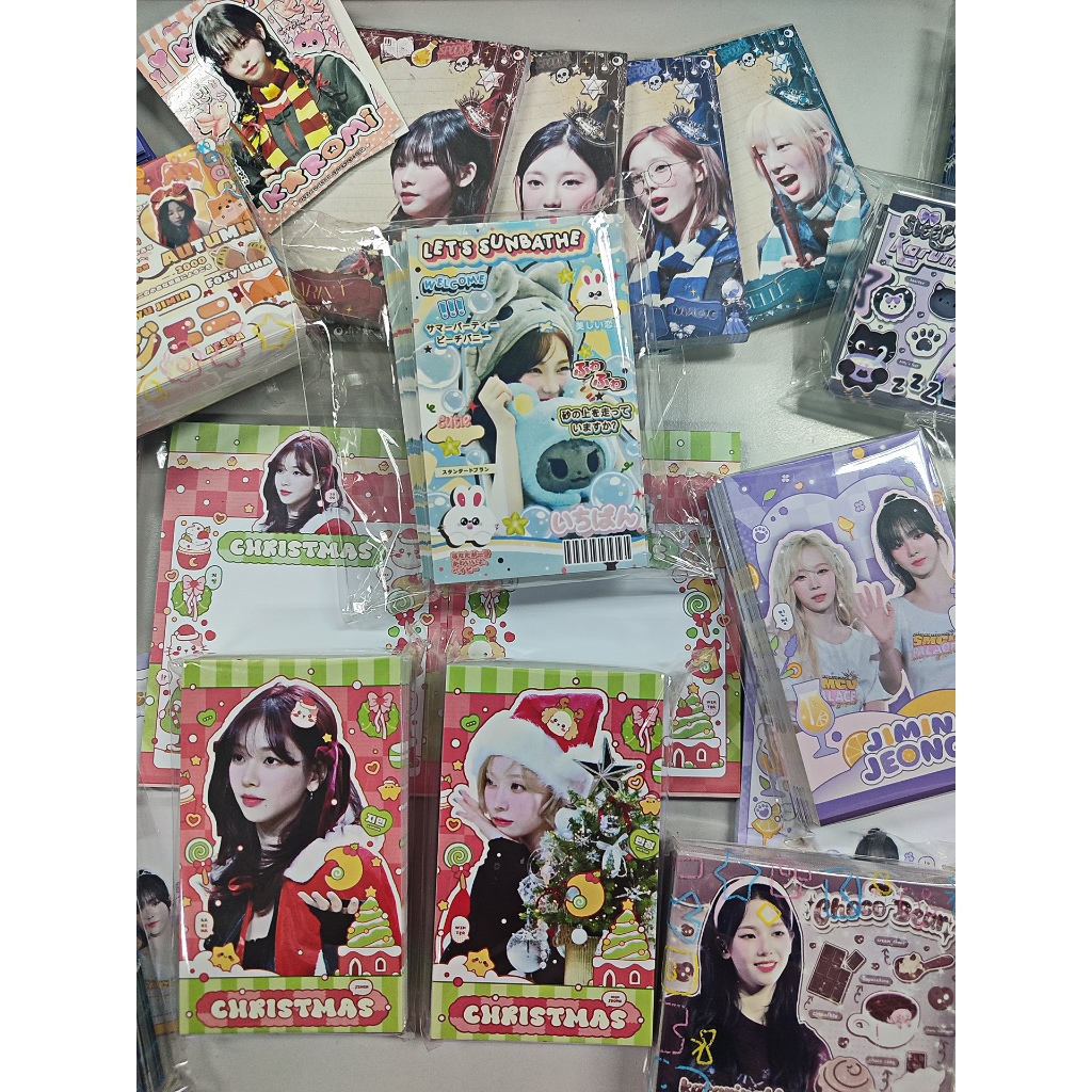 [FREEBIES] Tổng hợp card des, sticker giấy note aespa | Shopee Việt Nam