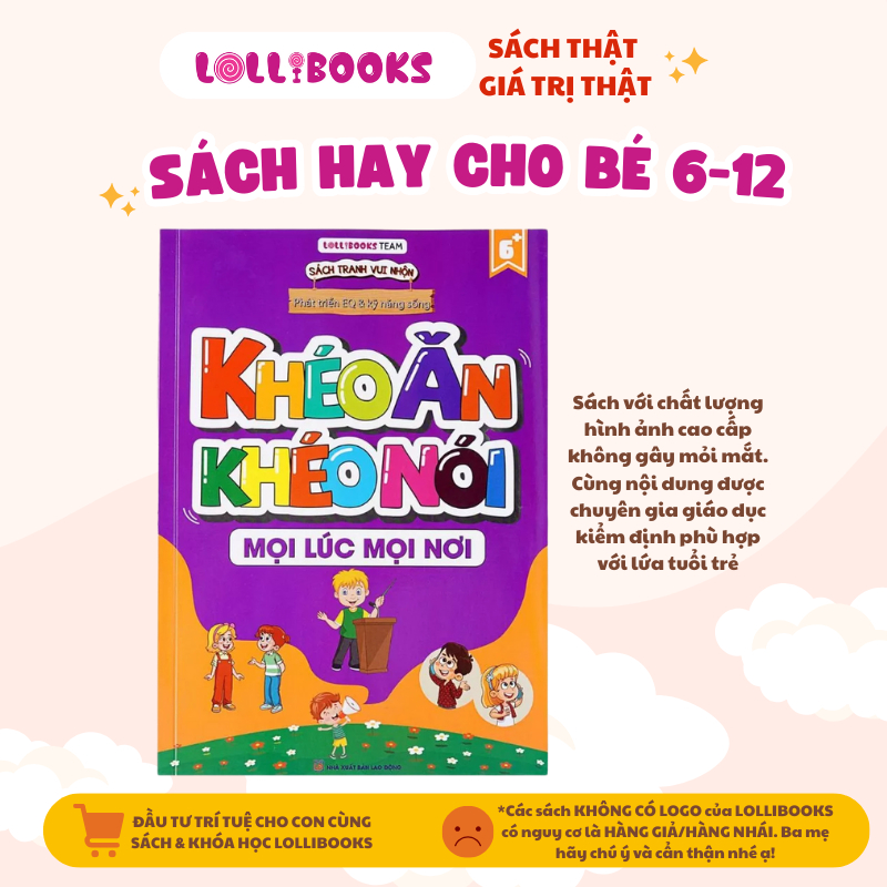Ảnh Sách - Bộ 3 Khai Sáng Kỹ Năng Sống Lollibooks: Khéo Ăn Khéo Nói, Quản Lý Thời Gian, Bảo Vệ An Toàn 2