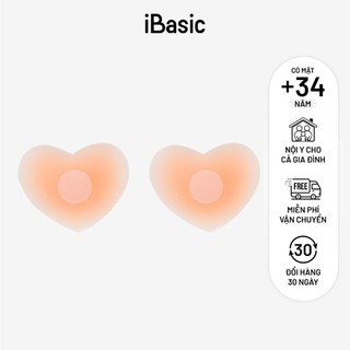 [MUA 1 TẶNG 1] Combo 3 cặp dán ngực silicone iBasic không viền siêu dính tái sử dụng nhiều lần PK013