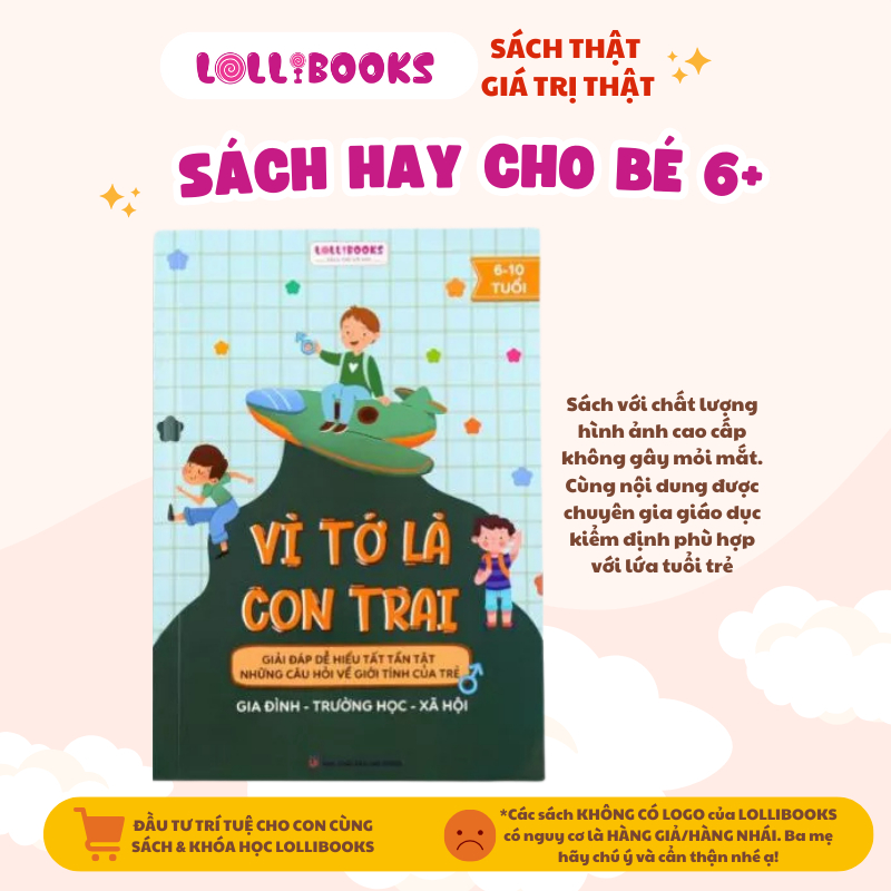 Ảnh Sách Giáo Dục Giới Tính cho bé Vì tớ là Con Trai & Vì tớ là Con Gái - Lollibooks 4