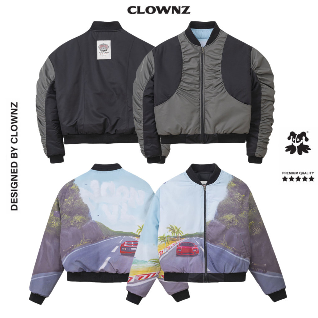 Áo khoác ClownZ x Ngon Bomber Jacket 2 sides áo jacket local brand áo ...