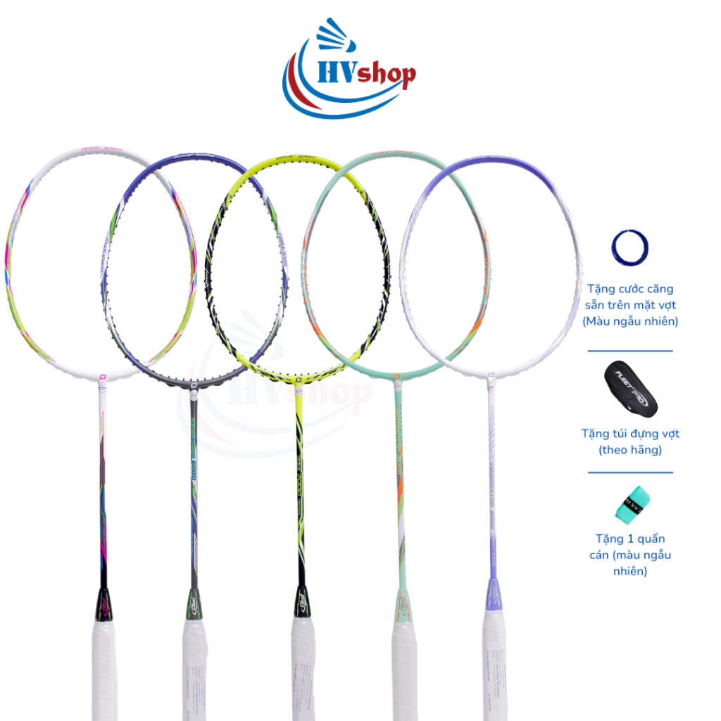 Vợt cầu lông - Vợt Pro Terminator 5000, 6000, 7000, 8000, 9000, tặng cước căng sẵn, quấn cán và bao đơn - HVShop