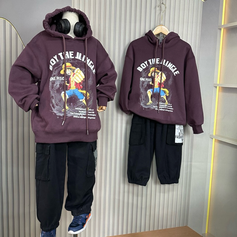 Áo hoodie Lót Lông áo hoodie bé trai bé gái size đại cồ đến 58kg chuẩn hàng QCCC