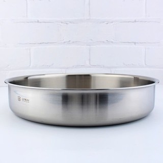 Khay inox 3 lớp đúc liền [811] – 30cm – Dùng làm chảo, chậu, khay nướng – Dùng được bếp từ