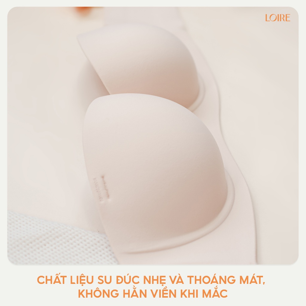 [ÁO QUÂY CUP TO]Áo Quây Chống Tụt Loirechic BRQ171 Có Gọng Đệm 1cm