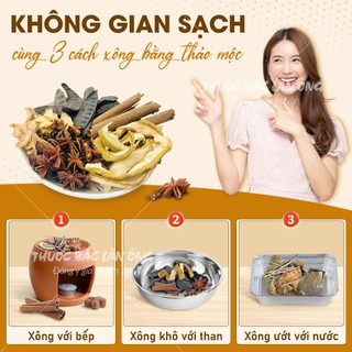 Thảo mộc xông nhà 100g, giúp thanh lọc không khí, thanh tẩy nhà cửa, xua đuổi côn trùng - Lãn Ông