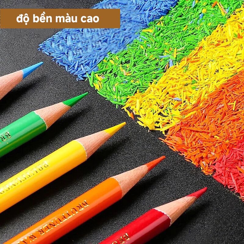 Bộ bút chì màu Brutfuner 48/72/80/120/180 Bút chì màu dầu