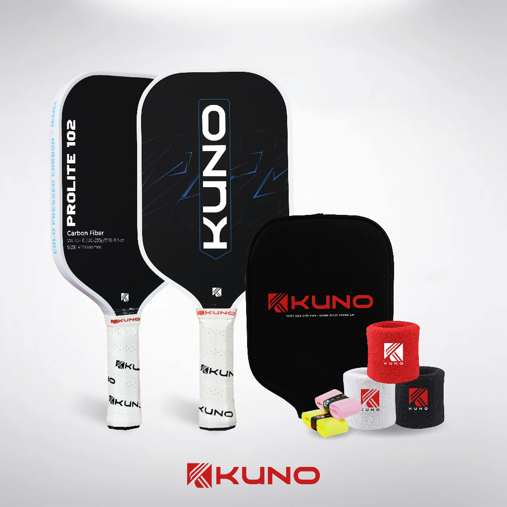 Ảnh Vợt Pickleball KUNO Prolite 102 Chính Hãng – Lõi Tổ Ong, Carbon Fiber, Dành Cho Lối Đánh Tấn Công 2