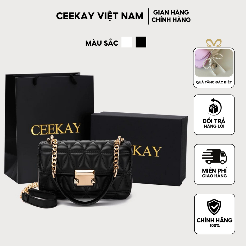[SẴN HÀNG]Túi Xách Nữ CEEKAY Chất Da PU Cao Cấp ,Sang Chảnh ,Dễ Vệ Sinh ...