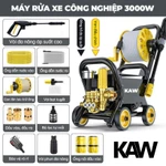 Máy Rửa Xe Công Nghiệp KAW Tầm Phun Xa 20M, Công Suất Lớn 3000W, Dây Ra Vào 20 Mét Dễ Dàng Sử Dụng — ảnh 2